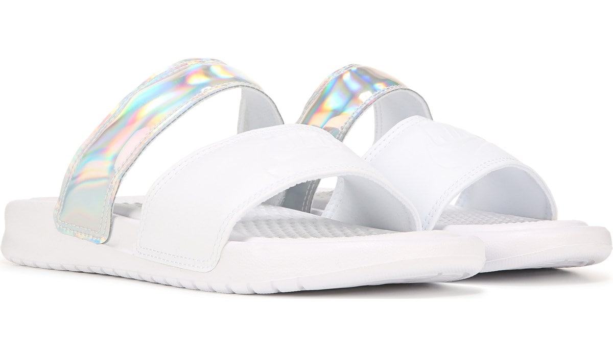 Benassi Duo Ultra Slide Sandal White 