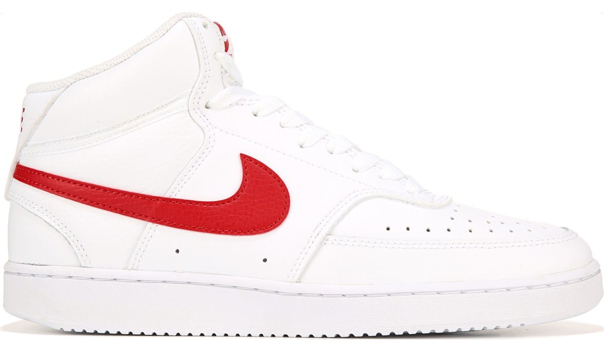 Nike Men's Court Vision Mid Sneaker Black, Sneakers and Athletic Shoes,  Famous Footwear