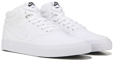 white high top nikes mens