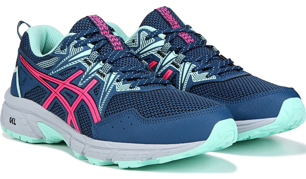 Rennen Promotie Savant ASICS Women's GEL Venture 8 Medium/Wide Trail Running Shoe | Famous Footwear