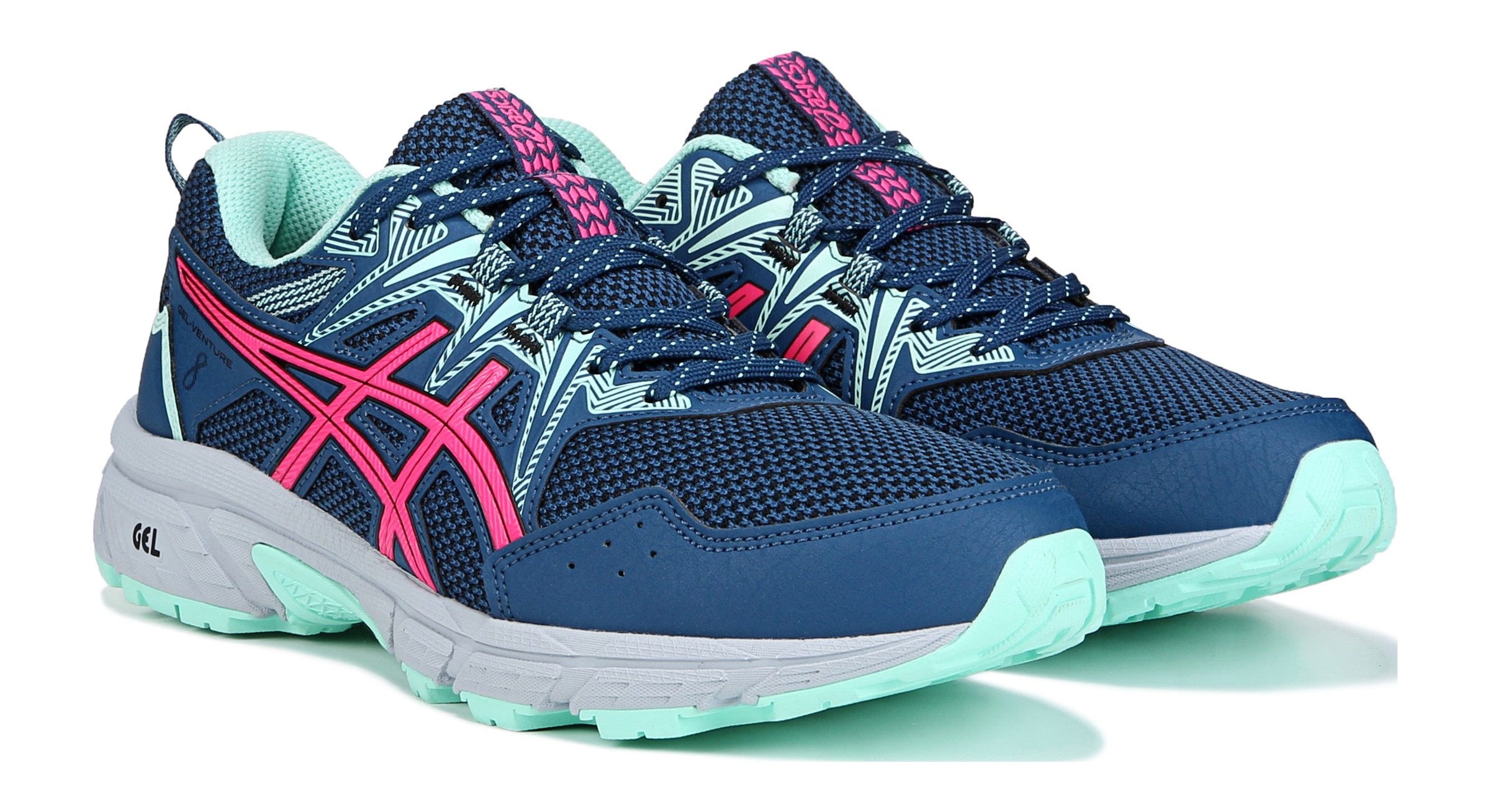 ASICS Women's GEL Venture 8 Medium/Wide Trail Running Shoe | Famous Footwear ASICS Women's GEL Venture 8 Medium/Wide Trail Running Shoe | Famous Footwear