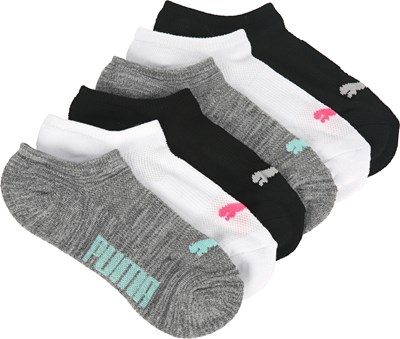 Women's 6 Pack Invisible No Show Socks
