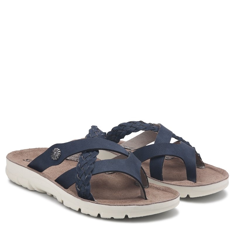 Cliffs by White Mountain Women's Bongo Slide Sandals (Navy) - Size 8.0 M