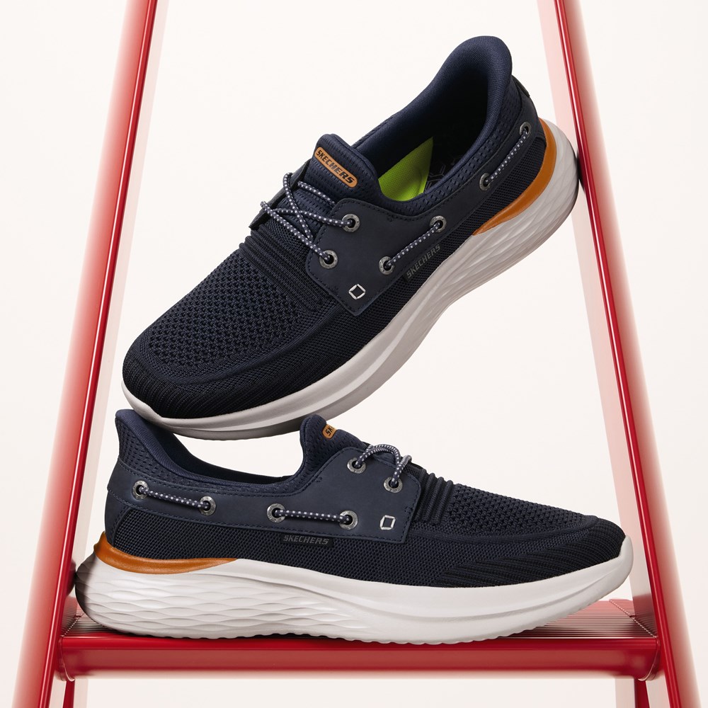 Skechers Men's Slip-ins Parasail Bungee Lace Slip On | Famous Footwear