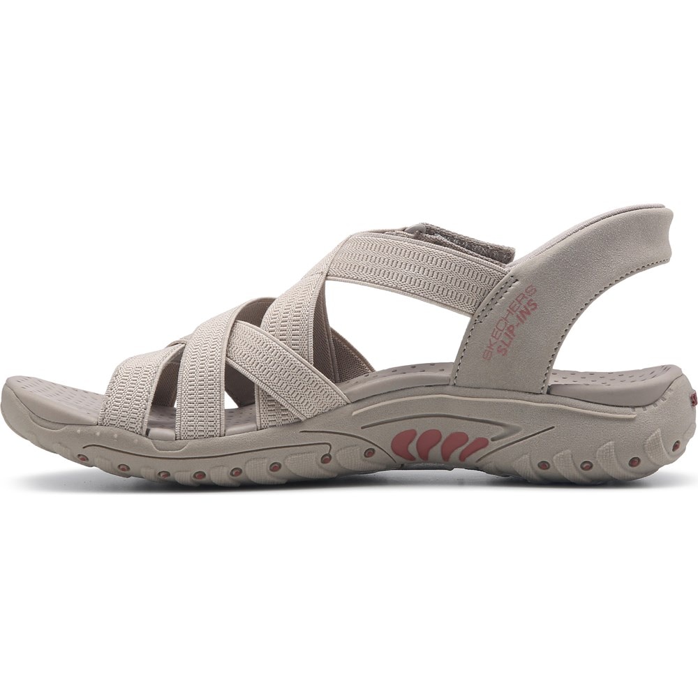 Skechers Women's Slip-ins Reggae Strollin' On Stretch Sandal