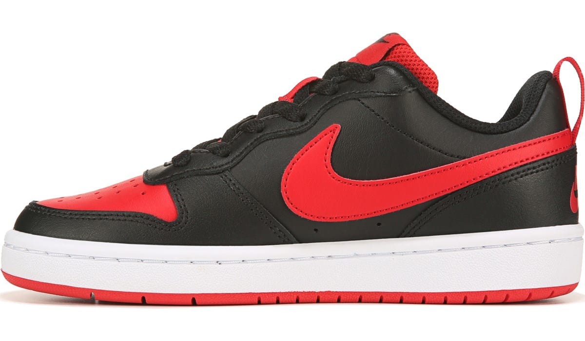 Nike Kids' Court Borough 2 Low Top Sneaker Big Kid White, Sneakers and  Athletic Shoes, Famous Footwear