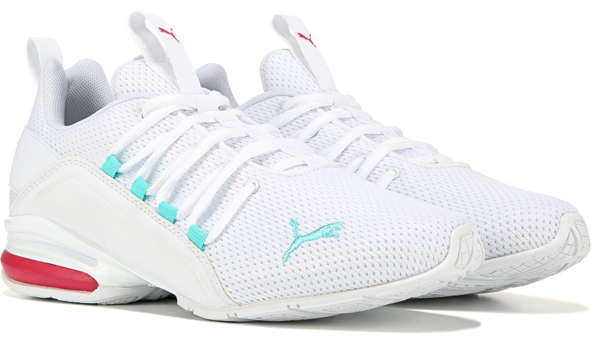 womens white puma tennis shoes