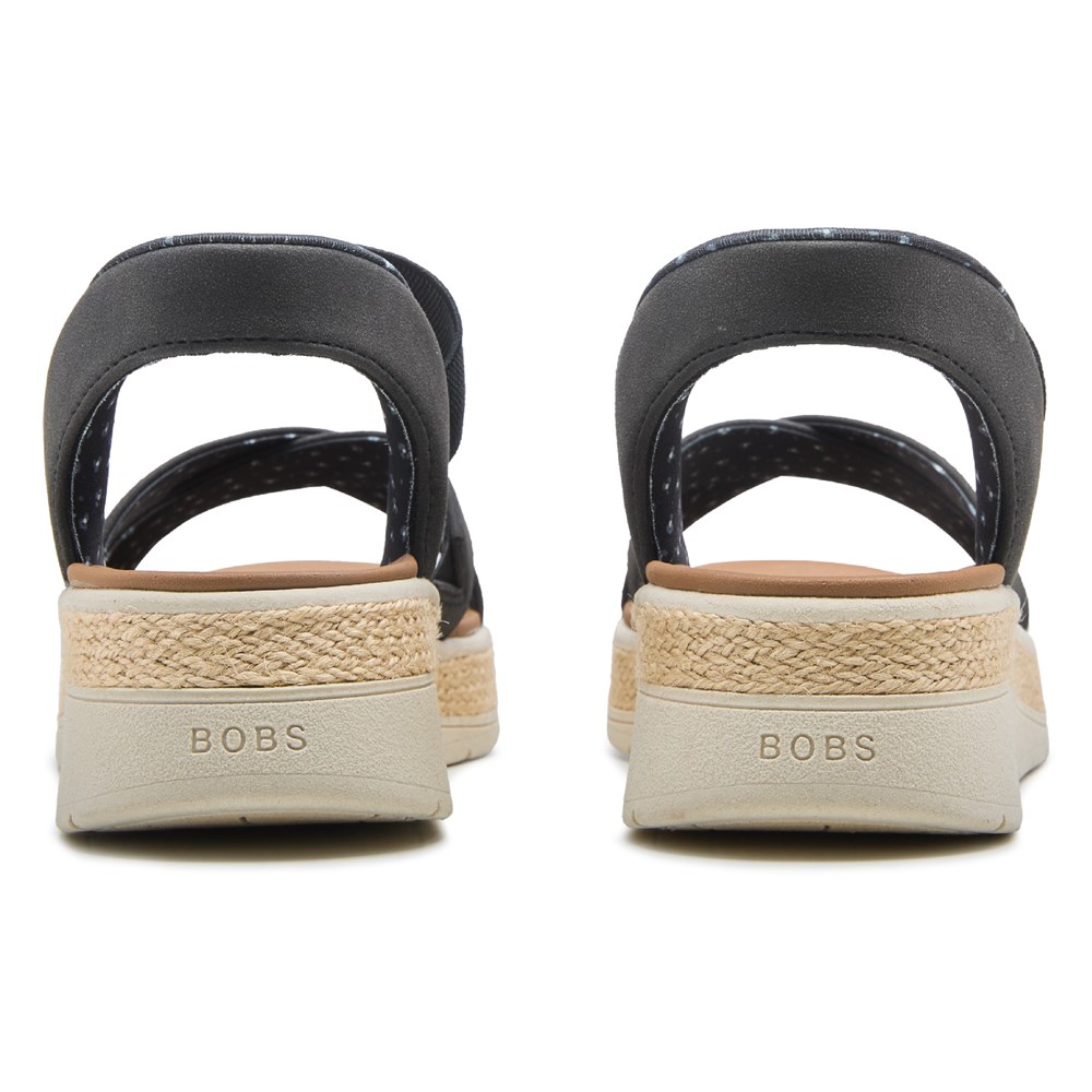 SKECHERS BOBS SUN RAY ブラック 8 25cm 箱付き Women's Skechers, Slip-ins: BOBS Sun Ray Sandal ‐ Peltz Shoes