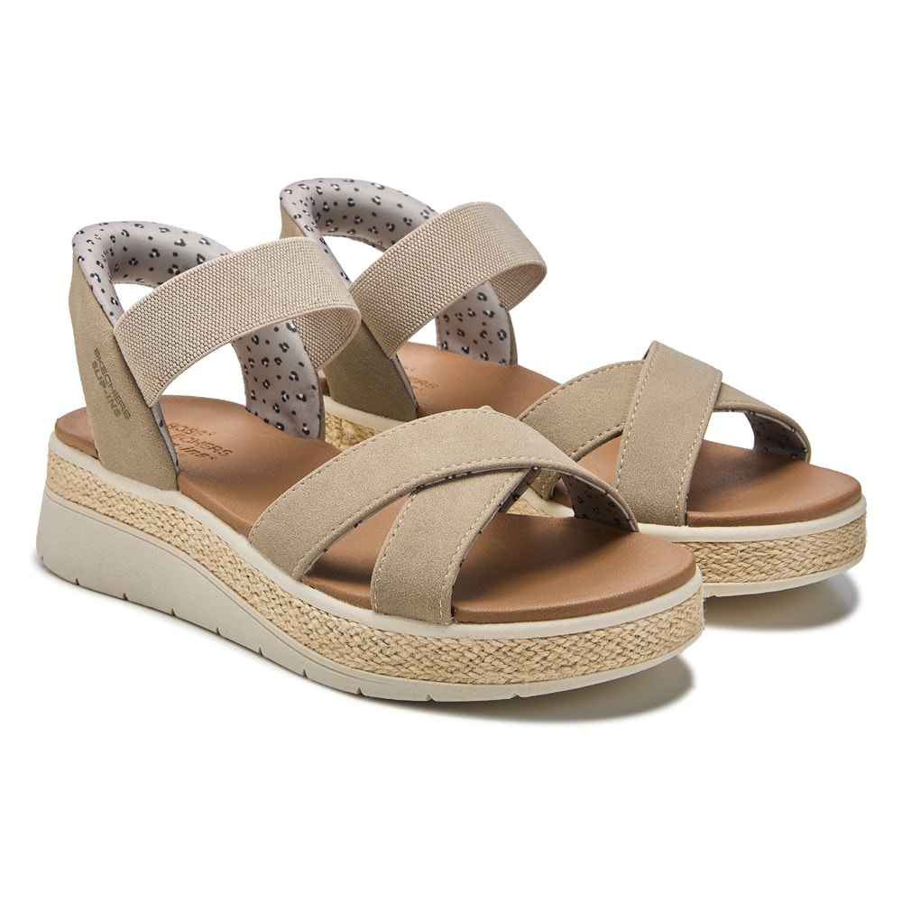 [Skechers] サンダル Bobs Sun Ray トープ　一度使用のみ Skechers] サンダル Bobs Sun Ray トープ 一度使用のみ - メルカリ