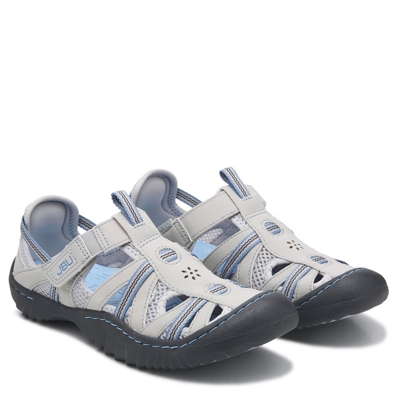 Jbu Women's Regional Outdoor Sandals (Light Grey) - Size 9.0 M