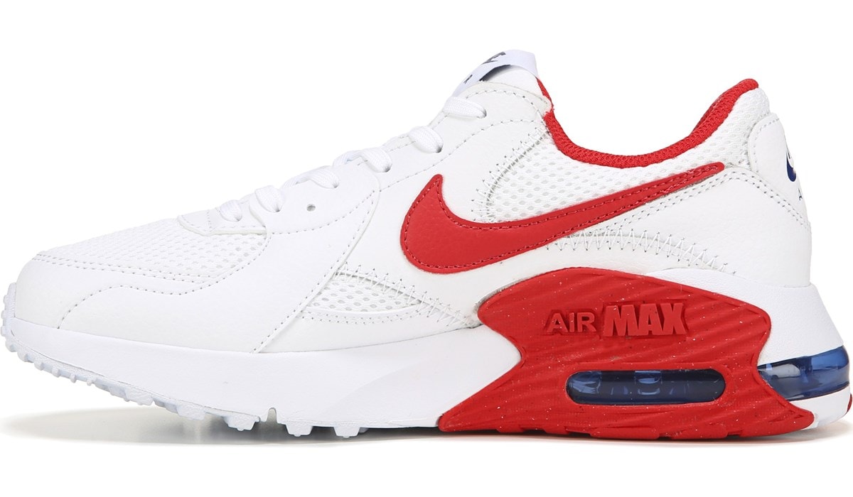 red and white air max womens