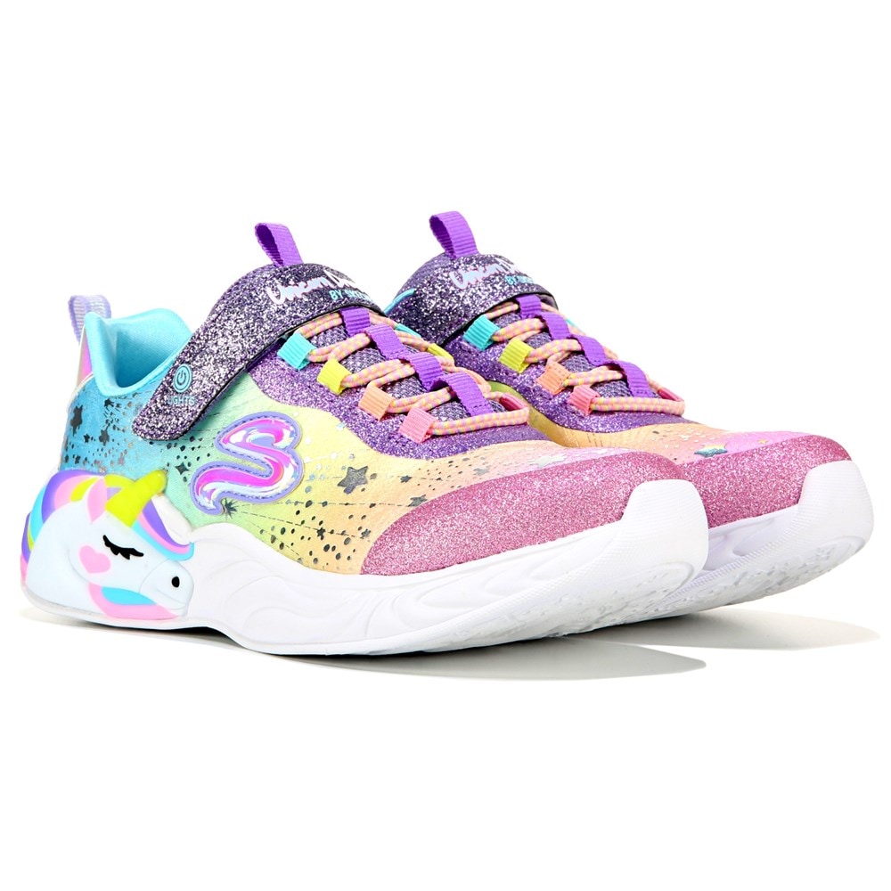 Skechers Kids' Unicorn Dreams Light Up Sneaker Little/Big Kid