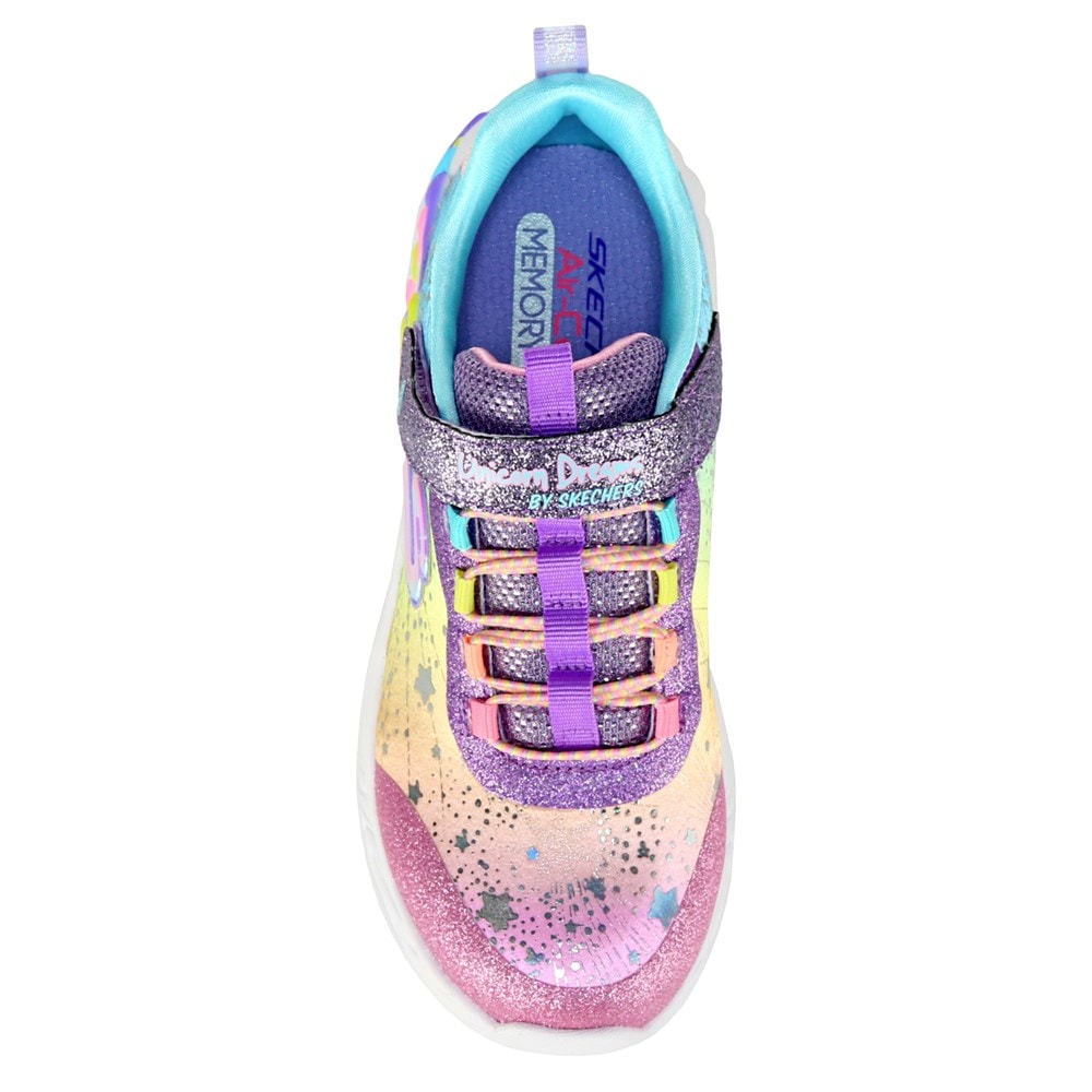 Skechers Kids' Unicorn Dreams Light Up Sneaker Little/Big Kid