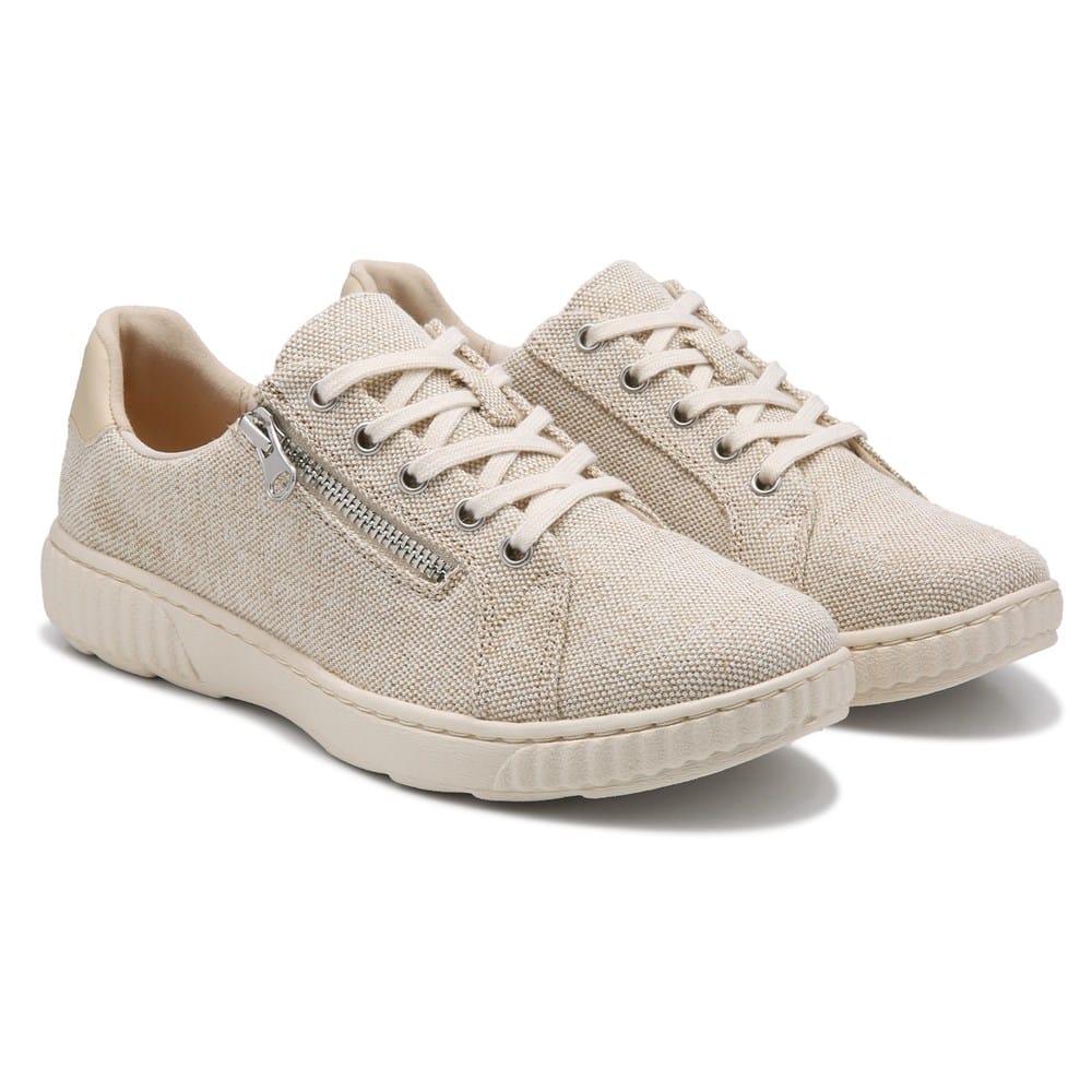 Vepose Women's Fashion Sneakers - Casual Comfortable Dress Sneaker 2.0 With Memory Foam Insole, White, Size 7