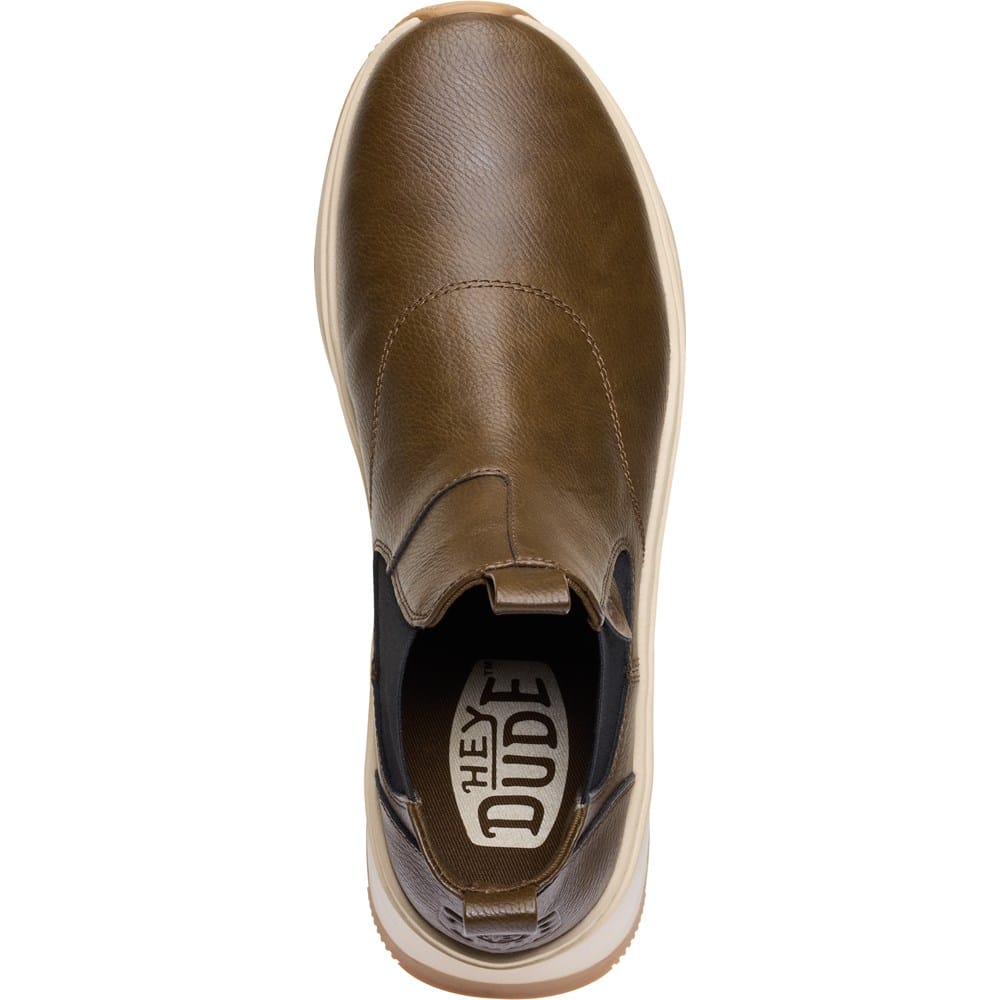 Size 10 Hey Dude Mens Tahoe Chelsea Classic Shoes Boots Timber Birch Brown NEW HEYDUDE Men main image 2