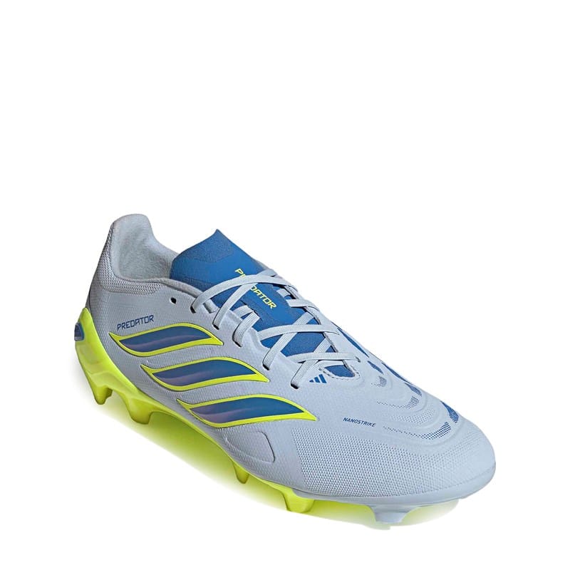 Adidas Predator League Firm Ground Soccer Cleats Shoes (Blue/Blue/Yellow) - Size 10.5 M