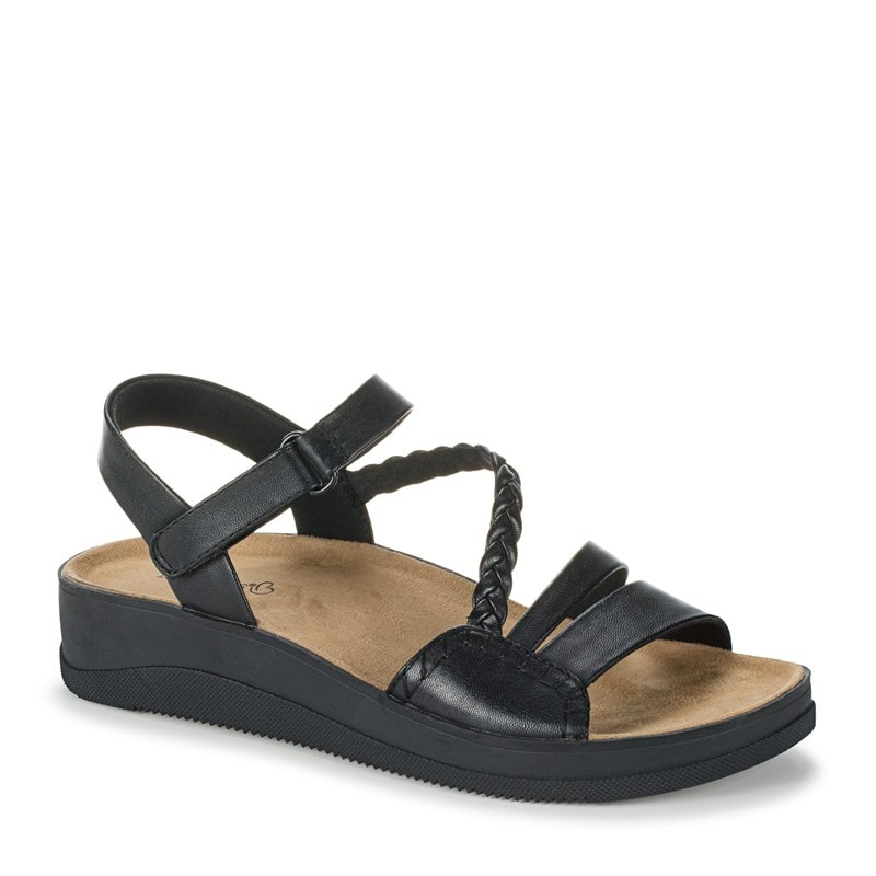 Baretraps Women's Flicka Wedge Sandals (Black) - Size 7.5 M