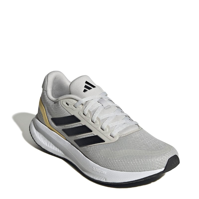 Adidas Women's Runfalcon 5.0 Running Shoes (Grey/Black/White) - Size 6.5 M