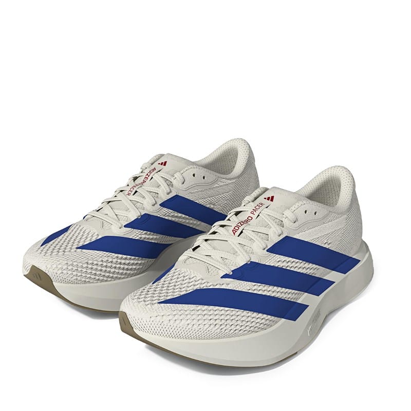 Adidas Men's Duramo Speed 2 Running Sneakers (White / Blue / Red) - Size 11.0 M