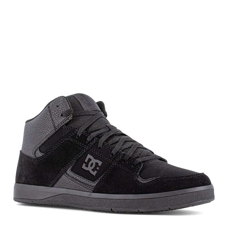 DC Shoes Men's Cure Work Wide Slip Resistant High Top Sneakers (Black) - Size 10.0 W