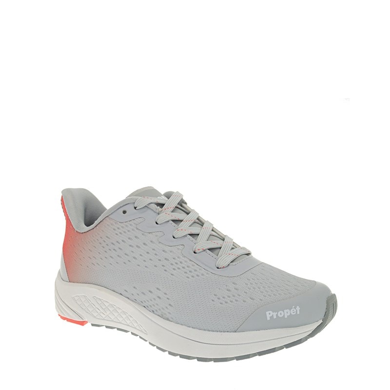 Propet Women's Propet One Evolve Sneakers (Grey/Coral) - Size 7.0 2E