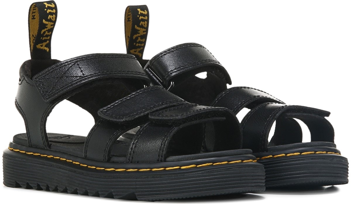 Dr. Martens Kids' Klaire Sandal Little Kid Famous Footwear