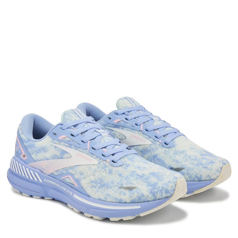 Brooks Women's Adrenaline Gts 23 Running Shoes (Blue/Pink) - Size 8.0 M