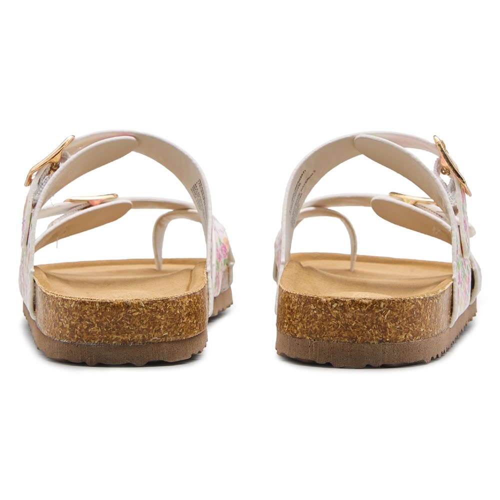DREAM PAIRS Girls Sandals Glitter Two Strapped Open Toe