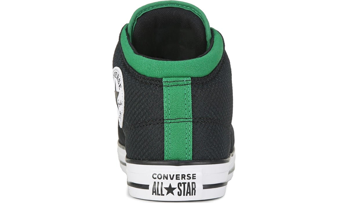 pine green high top converse