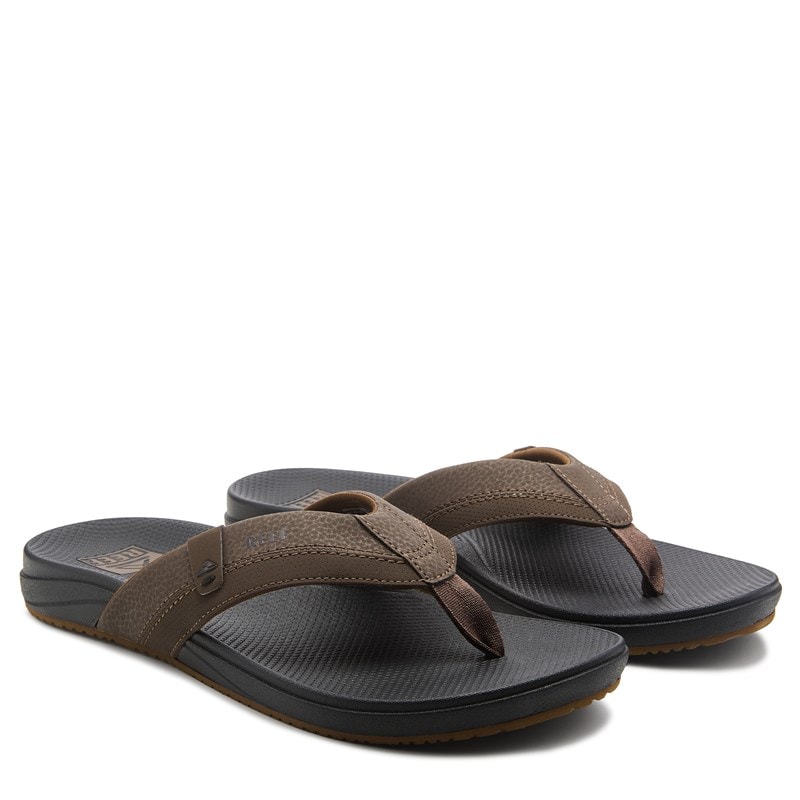 Reef Men's Cushion Spring 2.0 Flip Flop Sandals (Brown) - Size 10.0 M