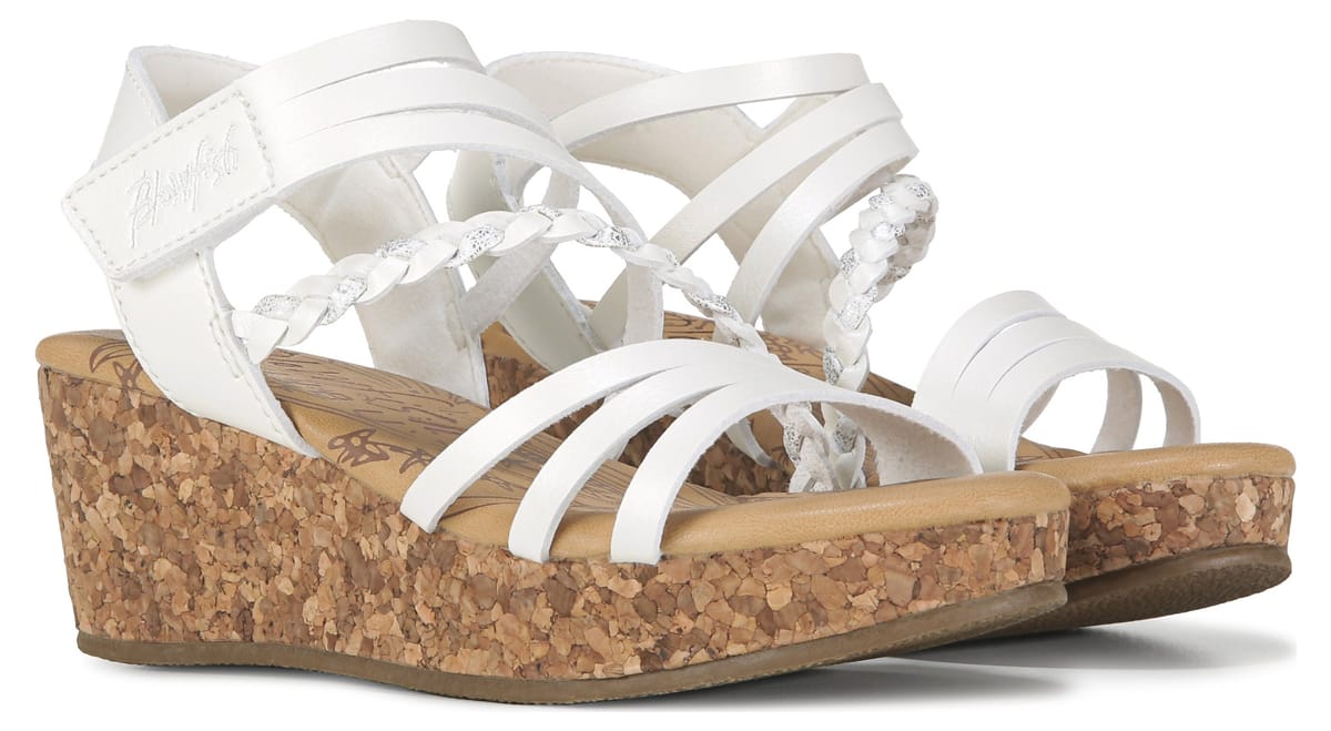 Blowfish Malibu Kids' Liddie Wedge Sandal Little/Big Kid | Famous Footwear