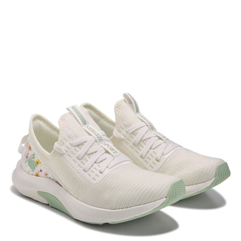 New Balance Women's Nrg-Sport Training Shoes (White/Floral) - Size 7.0 B
