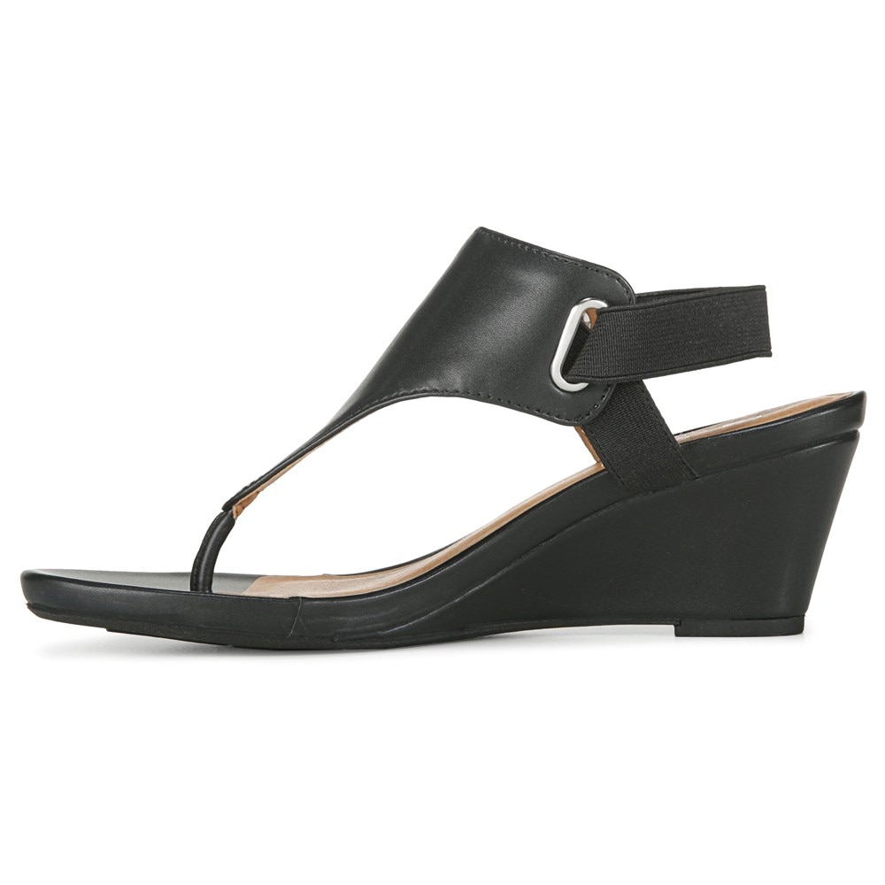 Womens black and white on sale dress sandals