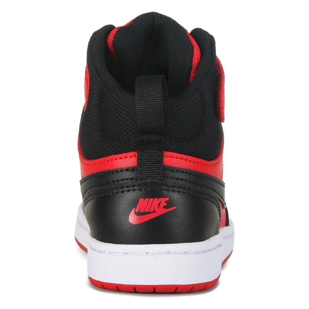 nike high tops red black white