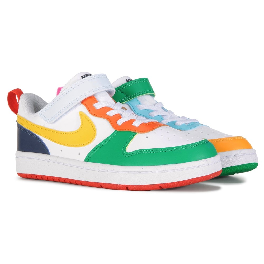 Nike Kids' Court Borough Recraft Low Top Sneaker Little Kid | Famous  Footwear