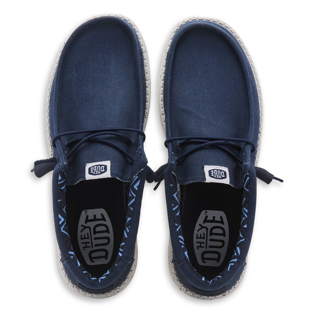Hey Dude Men\'s Navy Wally Stretch Casual Shoes Hey Dude Men main image 3