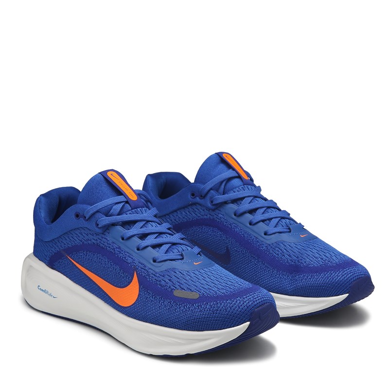Nike Kids' Stellar Ride Running Shoe Big Kid Shoes (Blue/Orange) - Size 7.0 M