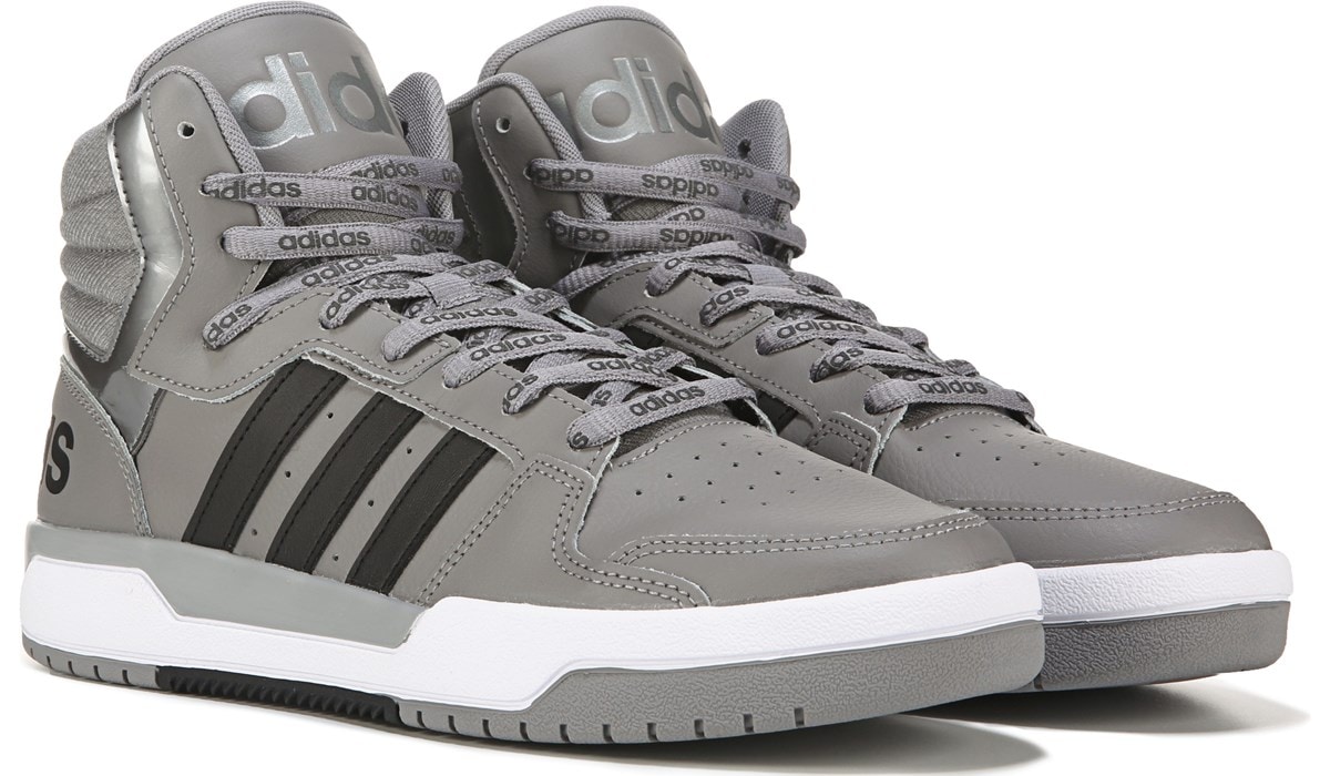 genert symbol fugl adidas Men's Entrap High Top Sneaker Grey, Sneakers and Athletic Shoes,  Famous Footwear