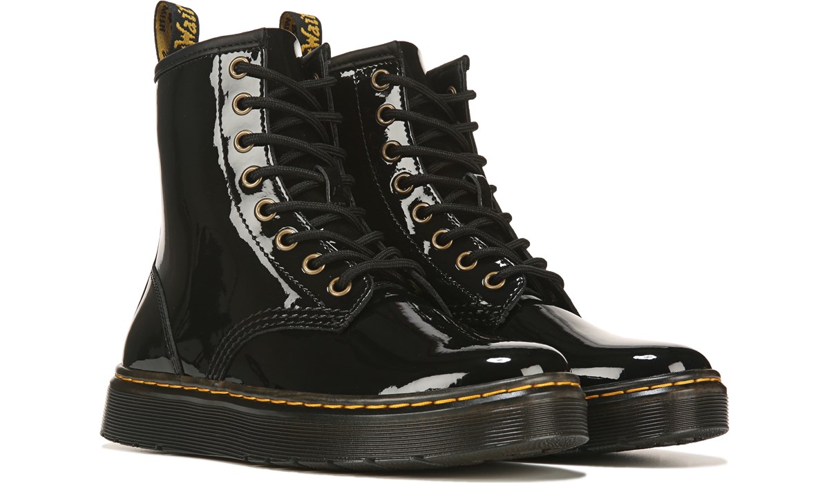 Dr Martens Zavala Patent Lamper Boot Black