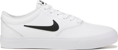 all white nike skate shoes