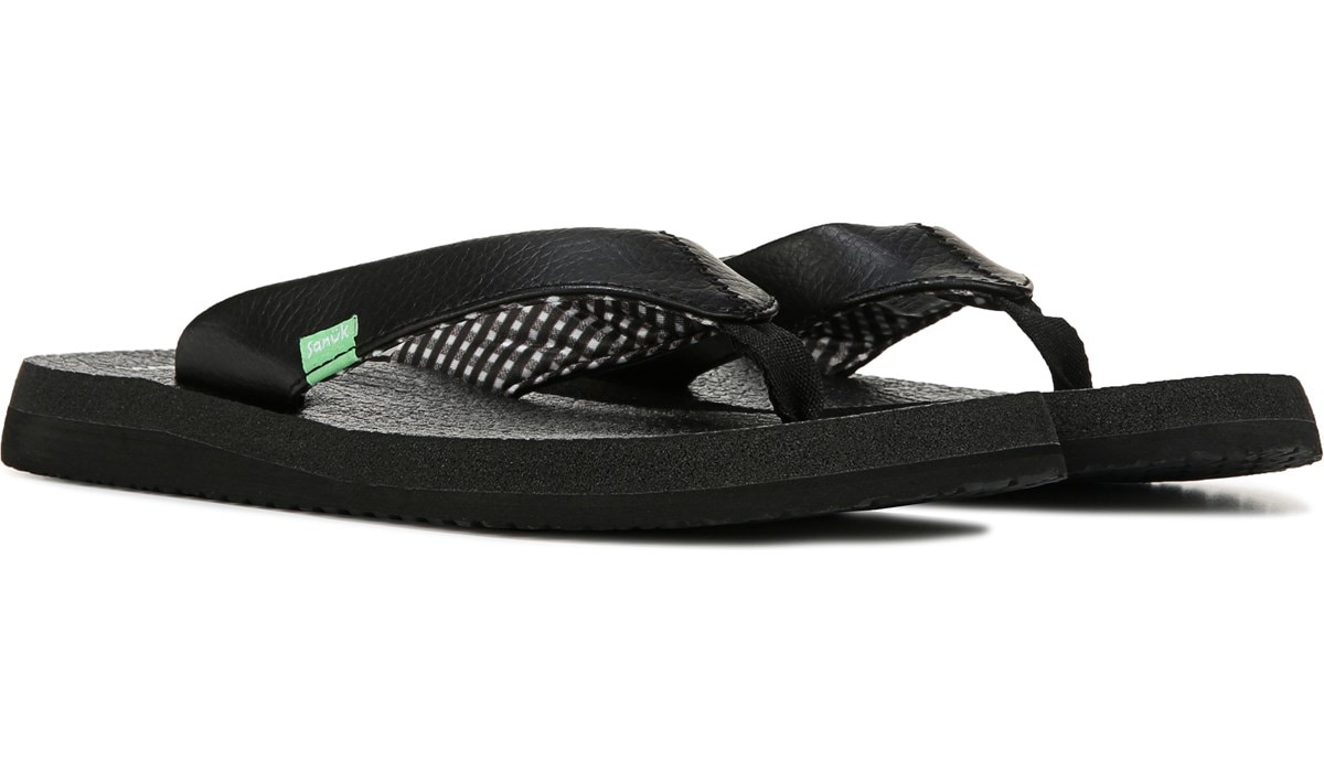 Sanuk Women's Sz 7 Flip Flop Slides Sandals Shoes 