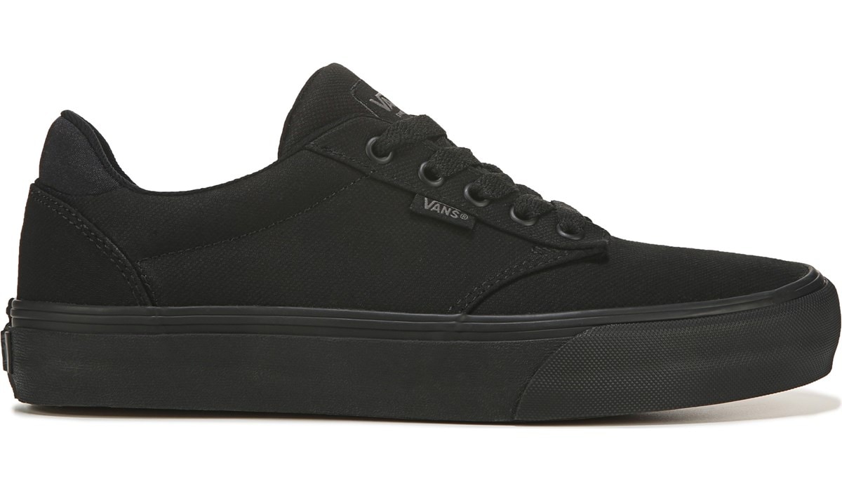 black and grey vans mens