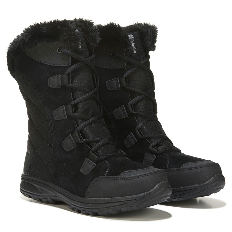 Columbia Women's Ice Maiden II Waterproof Winter Snow Boots (Black) - Size 10.0 M
