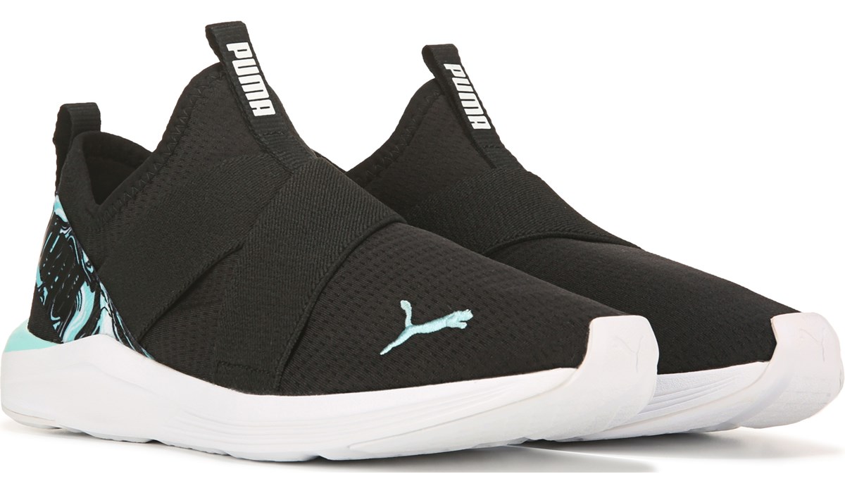puma prowl slip on black