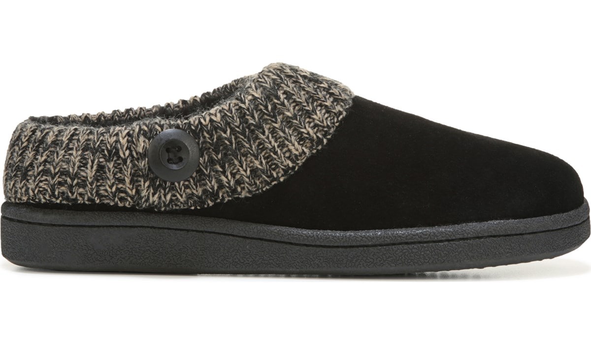 clarks knit collar clog