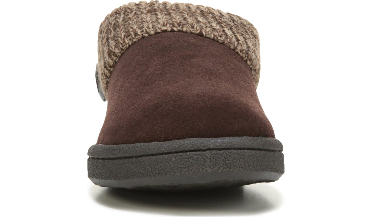 clarks knit collar clog