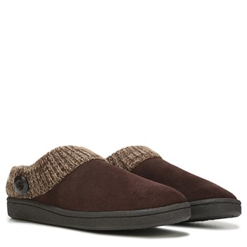 clarks knit collar clog slipper