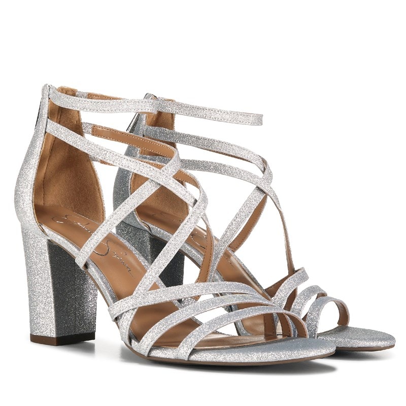 Jessica Simpson Women's Hilla Dress Sandals (Silver) - Size 7.5 M