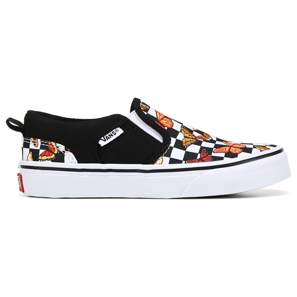 Vans Kids' Asher Slip On Sneaker Little/Big Kid