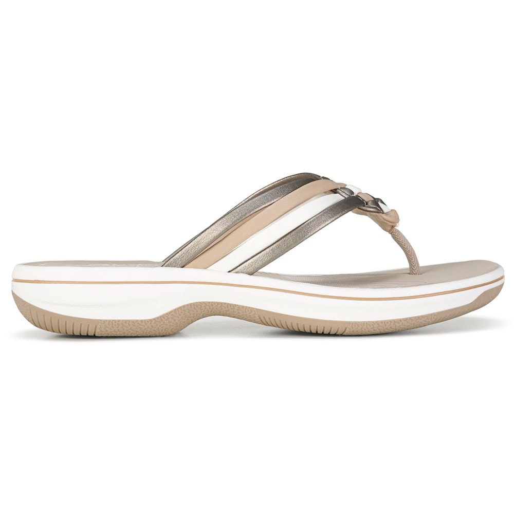 Clarks Women's Breeze Coral Cloudsteppers Flip Flop | Footwear